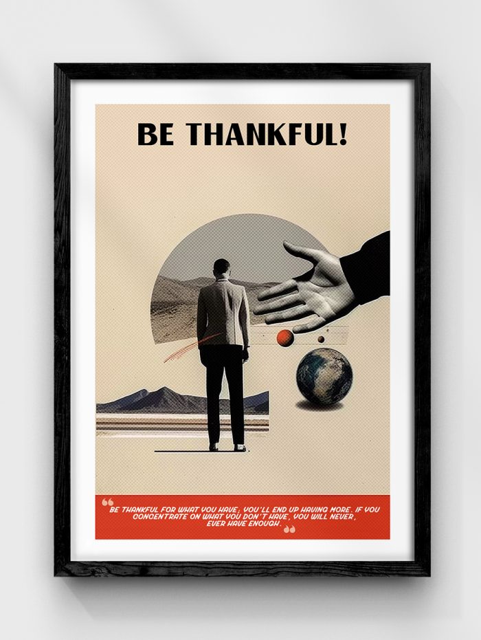 Be Thankful Poster