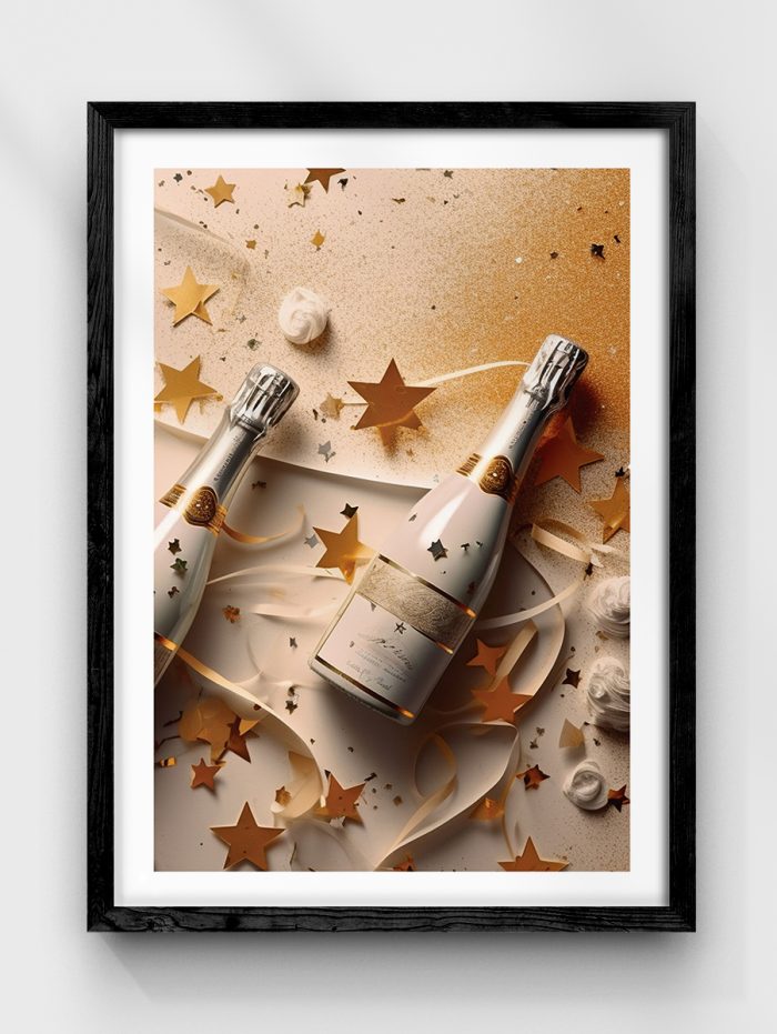 Just Gold Champagnes Poster