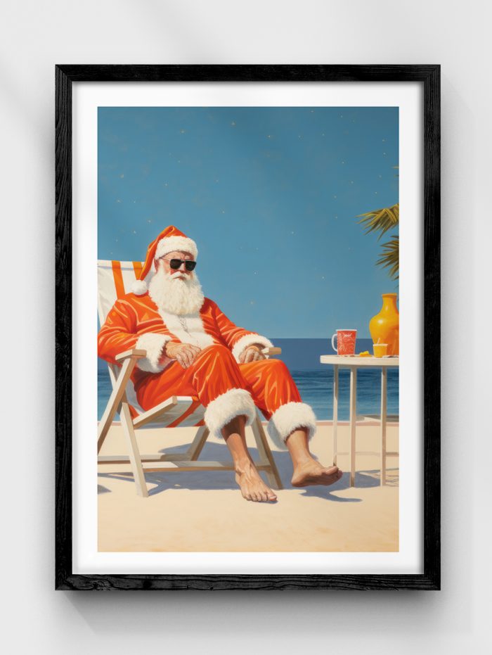 Santa Summer Poster