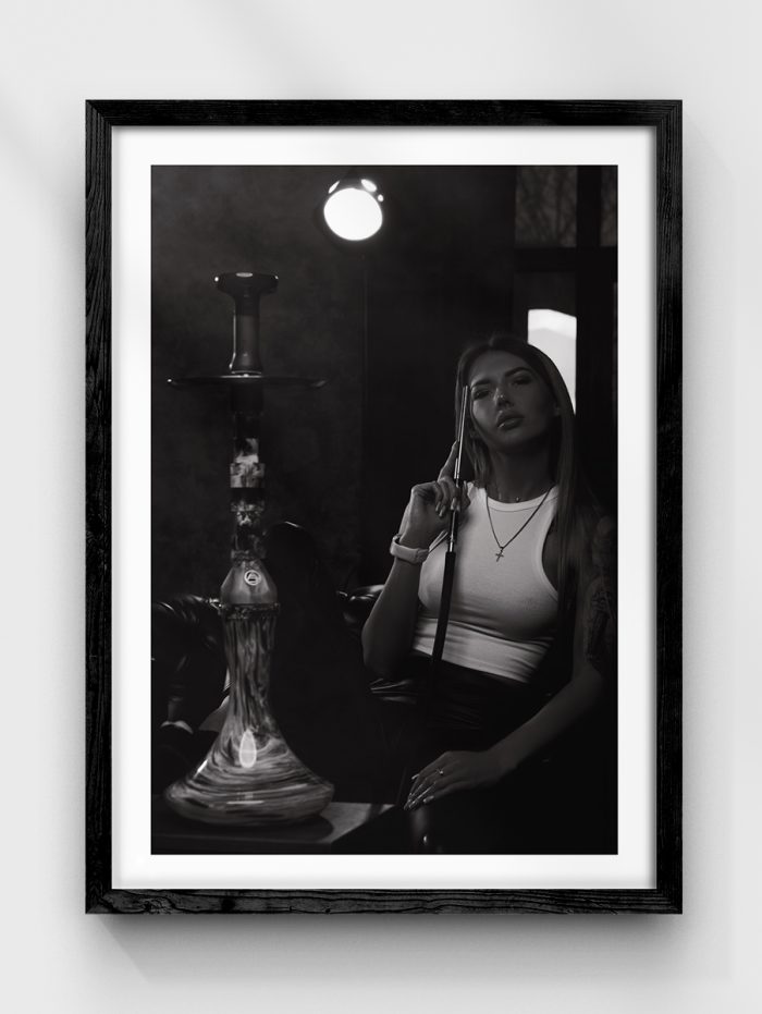 Hookah Girl Poster