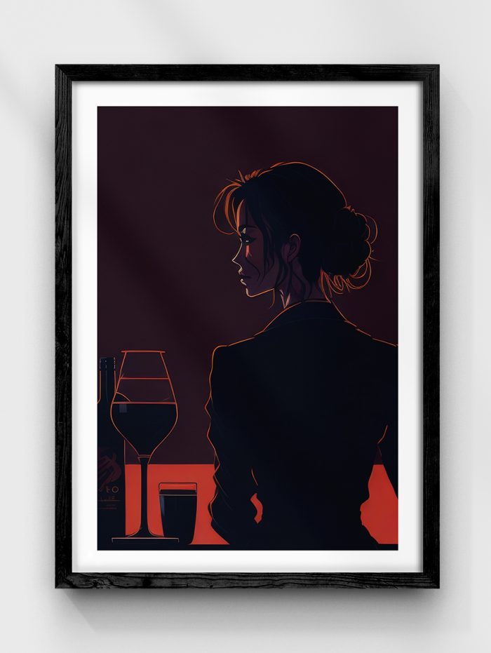 Wine Lady Poster