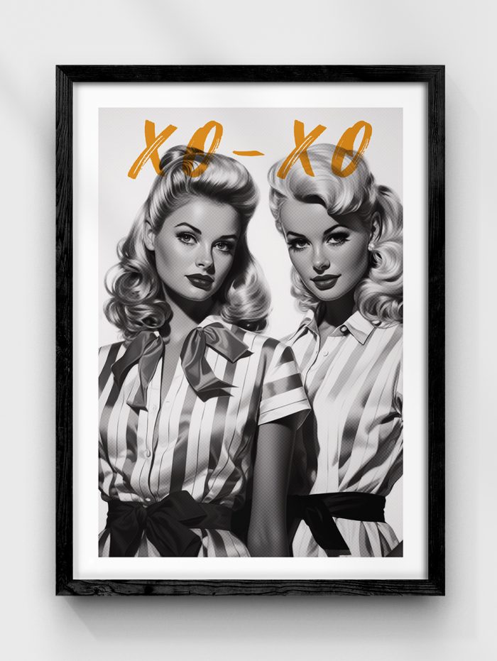 XoXo Vintage Poster