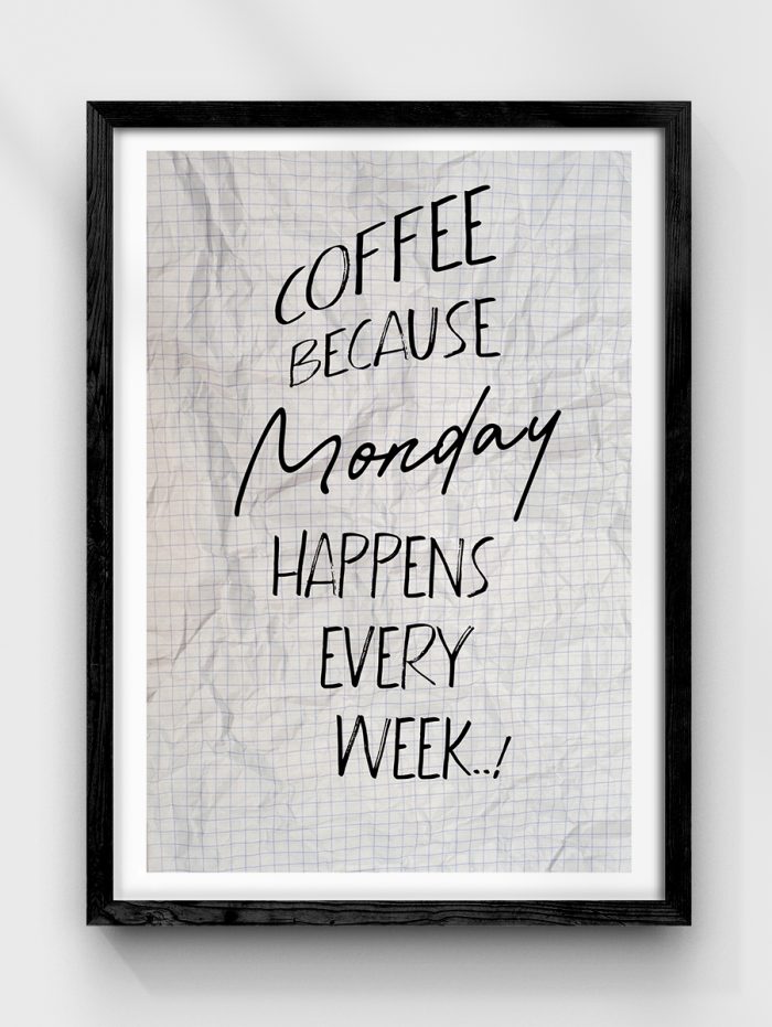 Coffee Monday Poster