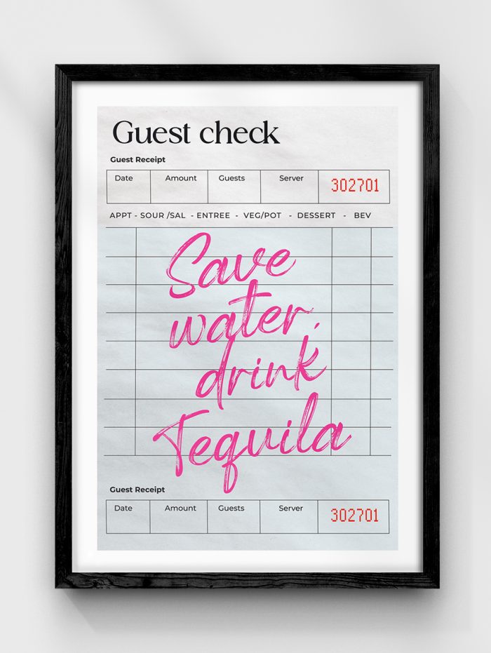 Drink Tequila Poster