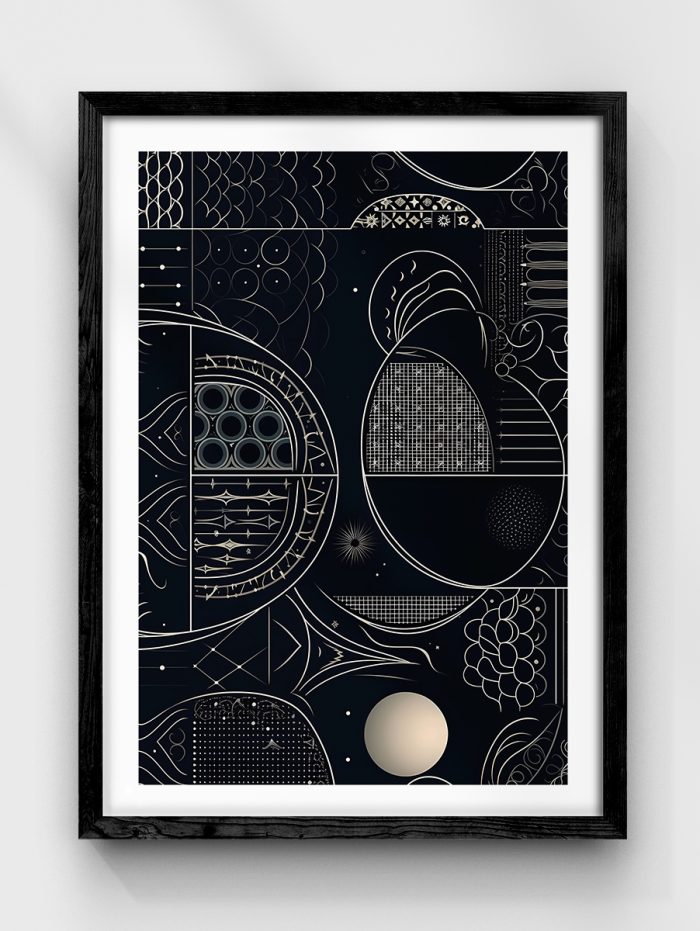 Geometric Vibe Poster