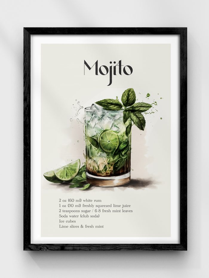 Mojito Drink Poster