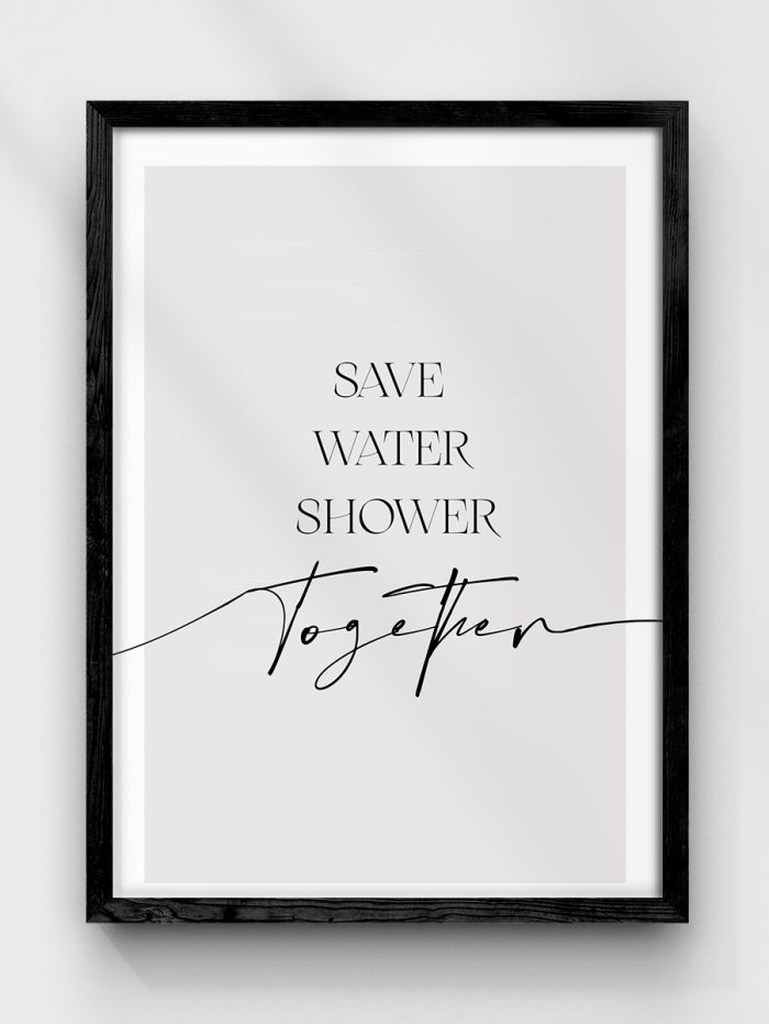 Save Water Poster