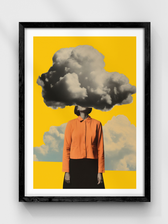 Behind Clouds Poster