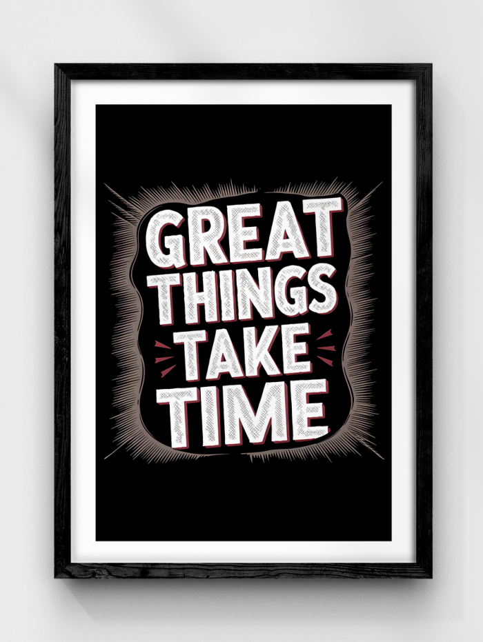 Great Things - Quote Poster