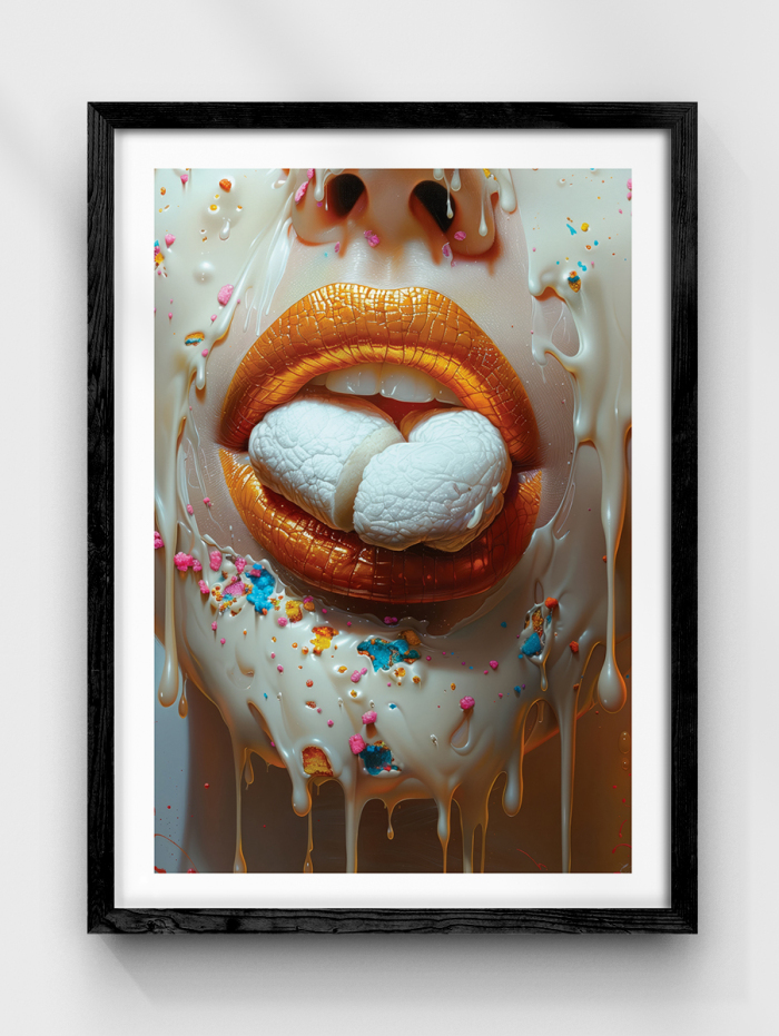 Marshmallow Artwork Poster