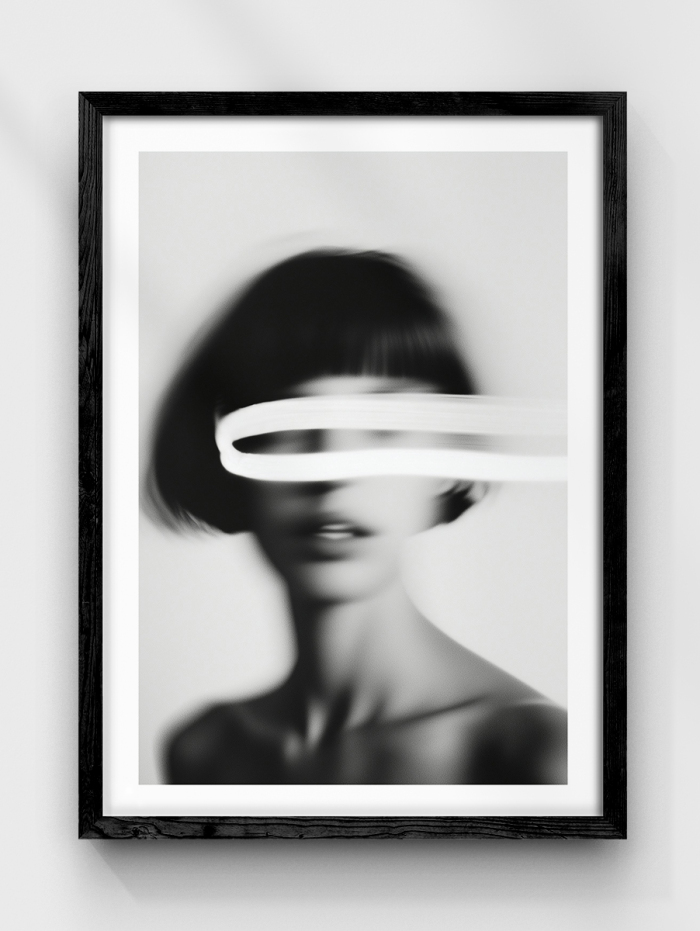 Blurred Portrait Poster