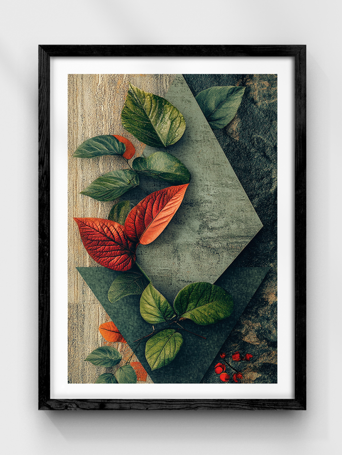 Geometric Nature Poster