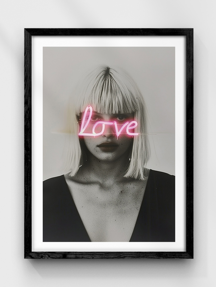 Love Portrait Poster