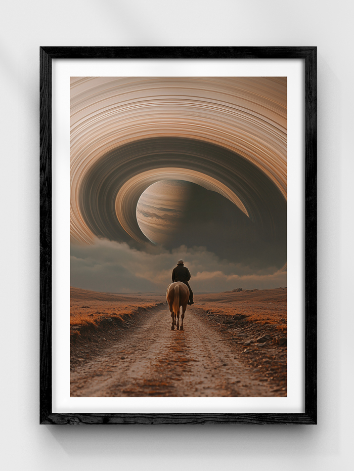 Riding Horse Poster