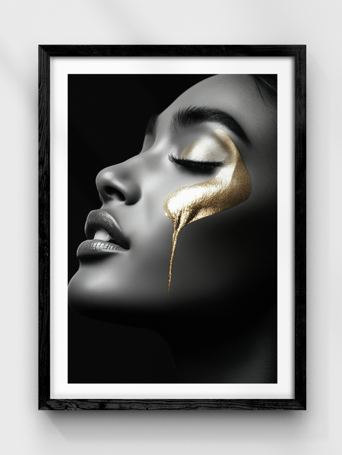 Serene Gold Poster