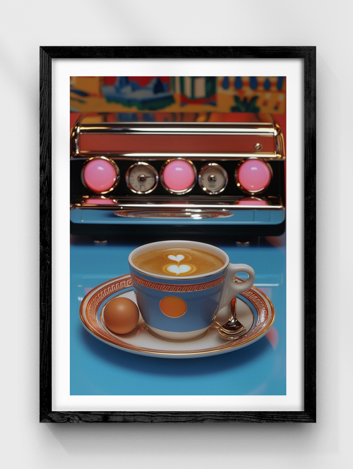 Vibrant Coffee Poster